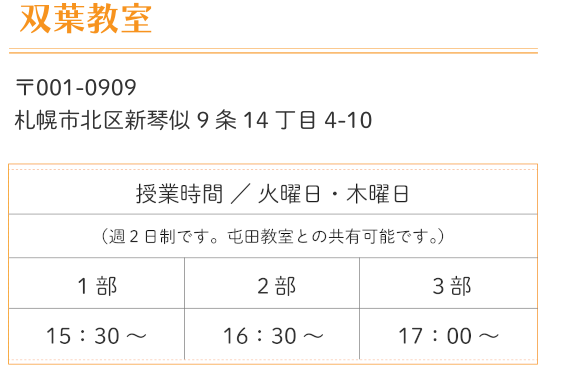 双葉教室の概要